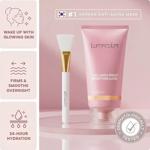 LumiSculpt NightGlow™ — Overnight Collagen Renewal Mask