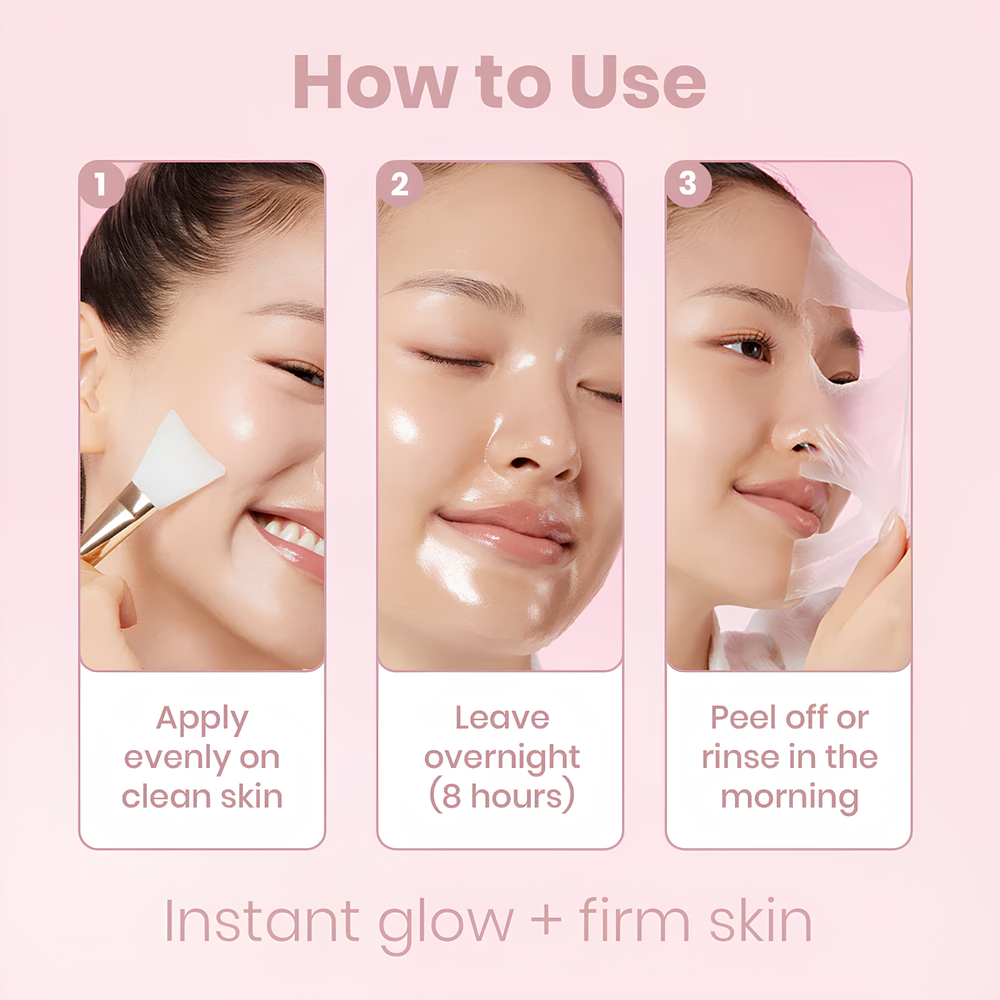 LumiSculpt NightGlow™ — Overnight Collagen Renewal Mask - Lumi Sculpt