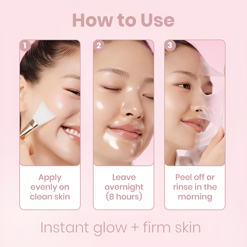 LumiSculpt NightGlow™ — Overnight Collagen Renewal Mask