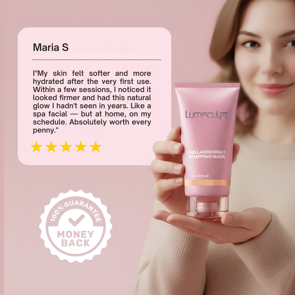 LumiSculpt NightGlow™ — Overnight Collagen Renewal Mask - Lumi Sculpt