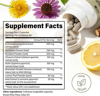 Lymphatic Drainage Herbal Capsules
