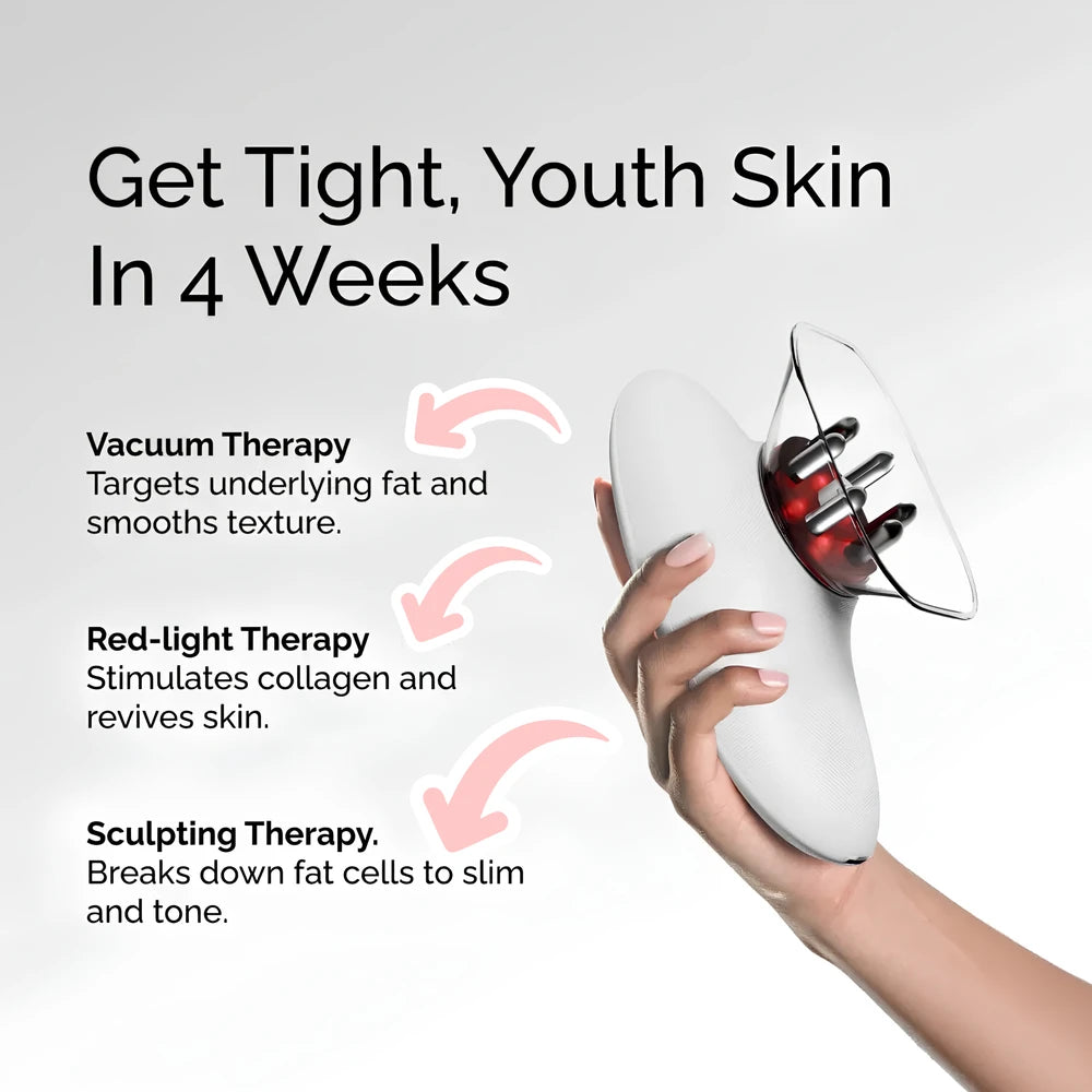 LumiSculpt SculptVac™ — Electric Vacuum & Red Light Body Device - Lumi Sculpt