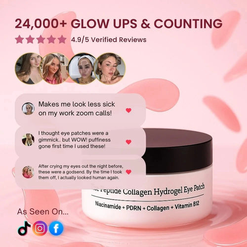 LumiSculpt Patches™ — Collagen Under-Eye Hydrogel Treatment