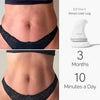 LumiSculpt Body Wand™ handheld wand being used on stomach