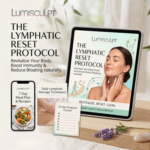 Cover of the LumiSculpt Reset Ritual, a free 15-minute at-home sculpting routine guide