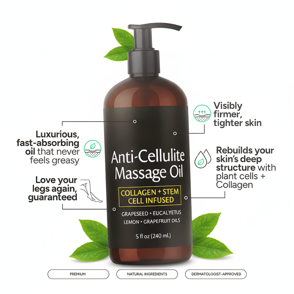 Anti Cellulite Massage Oil - Lumi Sculpt